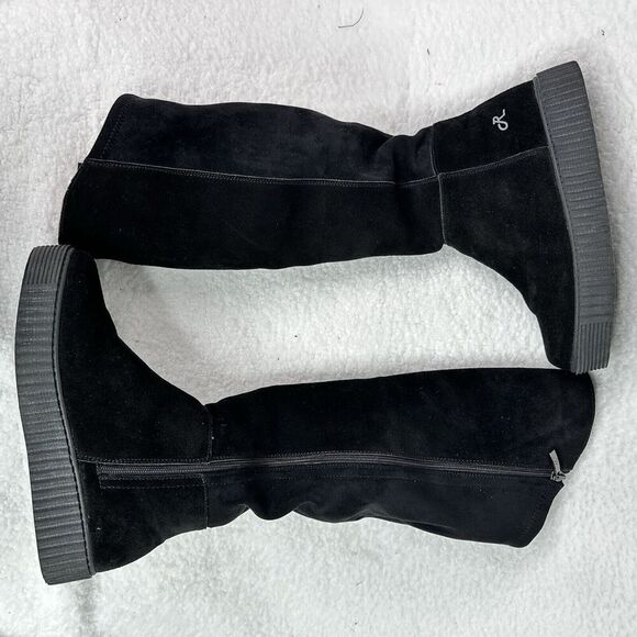 Religious Comfort Candyjack Tall Boot Women Sz 10 Black Suede Leather Waterproof - Picture 8 of 13